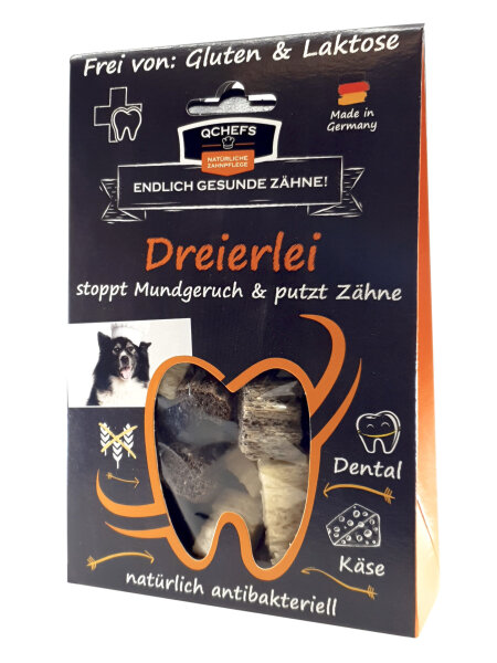 QCHEFS Dreierlei Käsesnacks