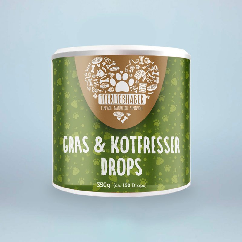 tierliebhaber-hunde-nahrungsergaenzung-gras-kotfresser-drops-350g